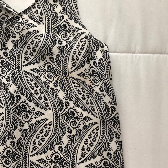 GUC Theory Silk Paisley Print Sleeveless Blouse - Picture 4 of 8